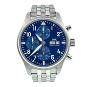 IWC Pilot Stainless Steel Blue Dial 41mm Automatic Movement Men’s Watch IW388102