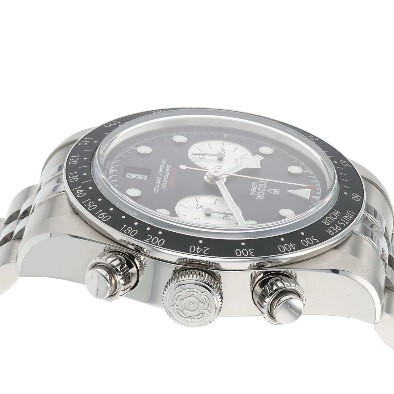 Tudor Black Bay Chrono Stainless Steel Black Dial 41mm Automatic Mens 79360