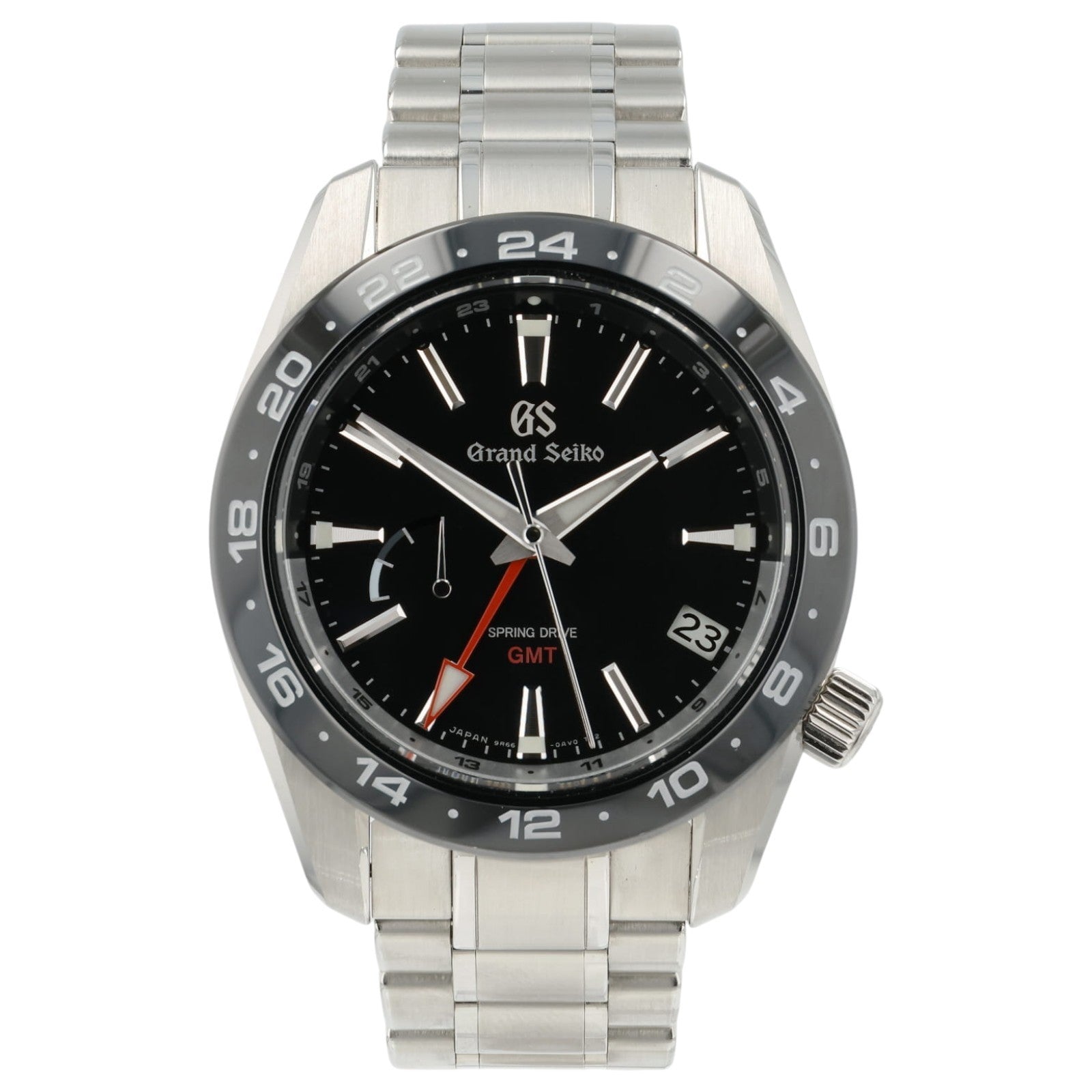 2026 Grand Seiko GMT Black Dial Stainless Steel 41mm Auto Men's Watch SBGE253