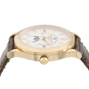 Patek Philippe Perpetual Calendar Silver Dial 18k Rose Gold 39.5mm Mens 5496R001