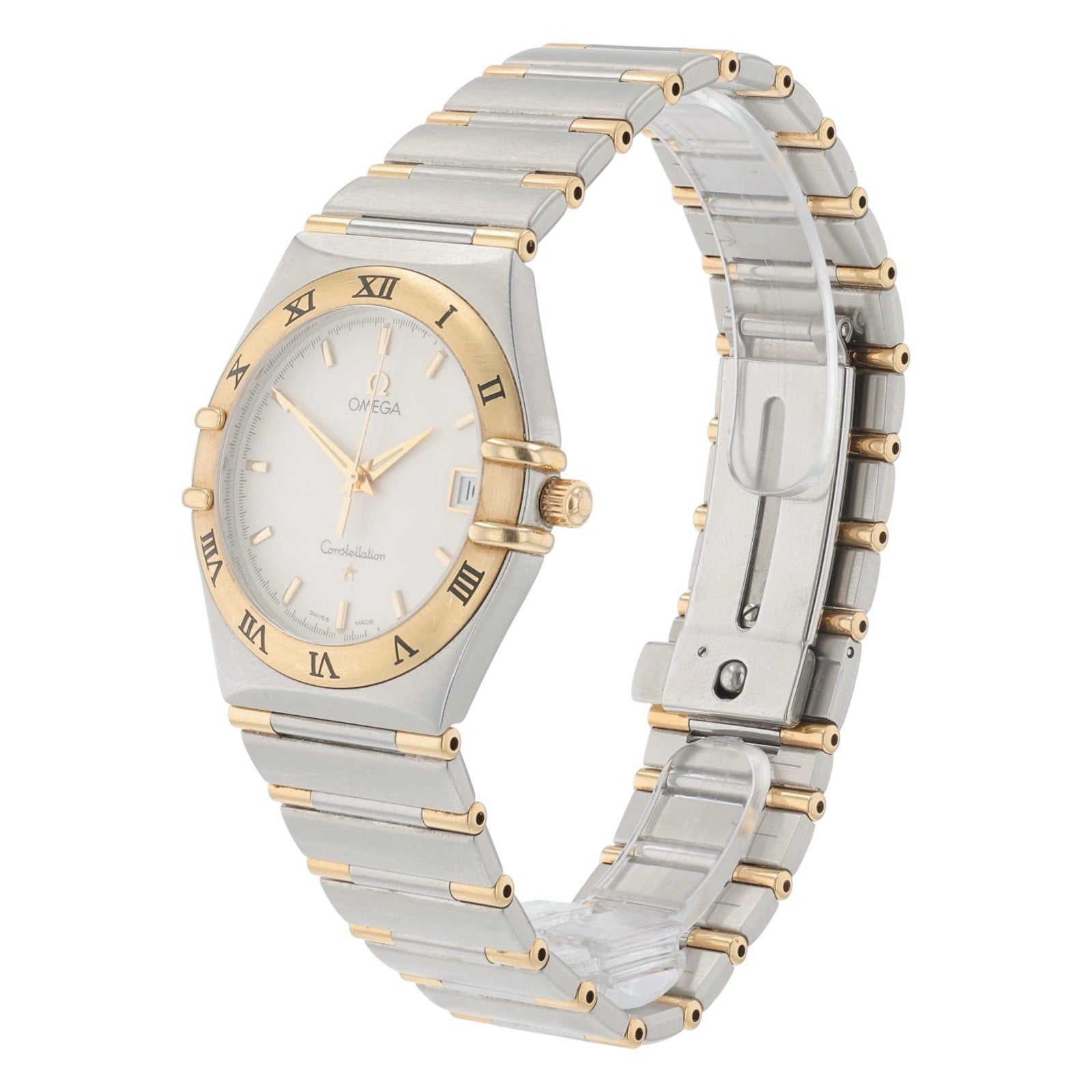 Omega Constellation Steel & Gold White Dial 33mm Quartz Movement Men’s 1312.30