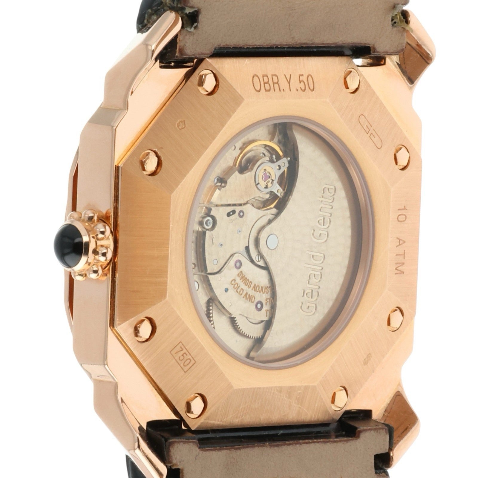 Gerald Genta Octo Bi-Retrograde 18k Rose Gold 43mm Men's Watch OBR.Y.50