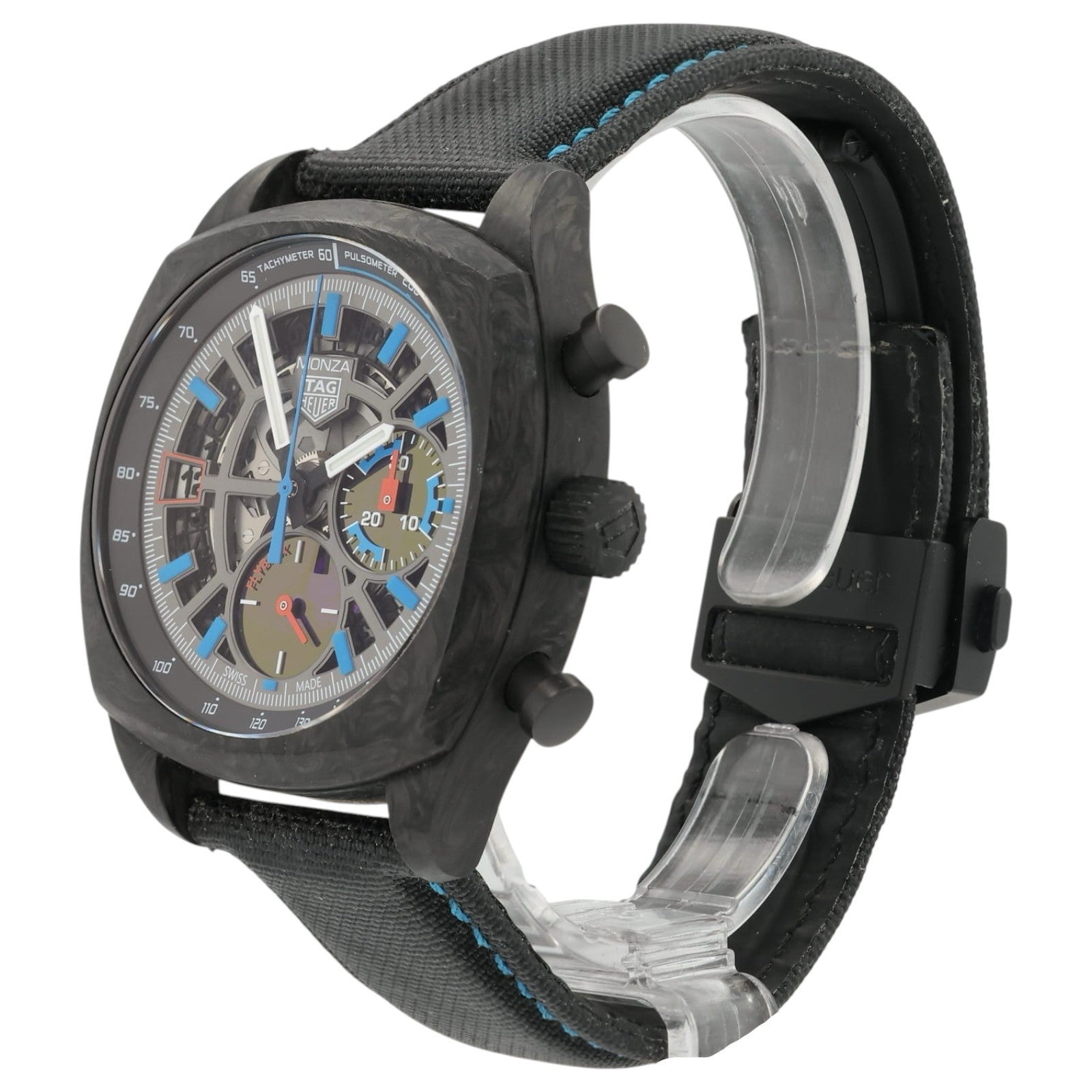 Tag Heuer Monza Skeleton Dial Carbon 42mm Automatic Movement Men’s Watch CR5090