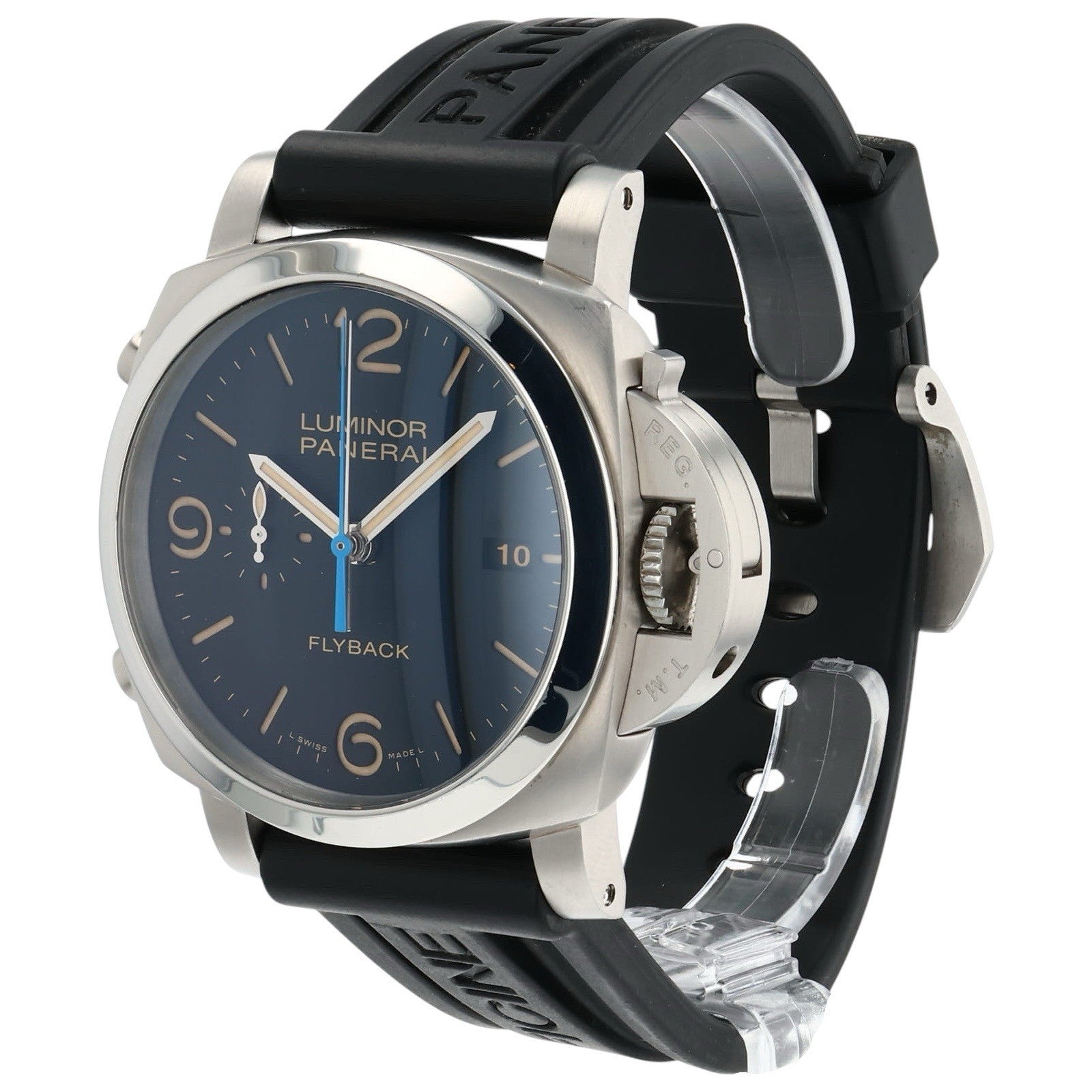 Panerai Luminor Flyback Black Dial Stainless 44mm Automatic Men’s Watch PAM00524
