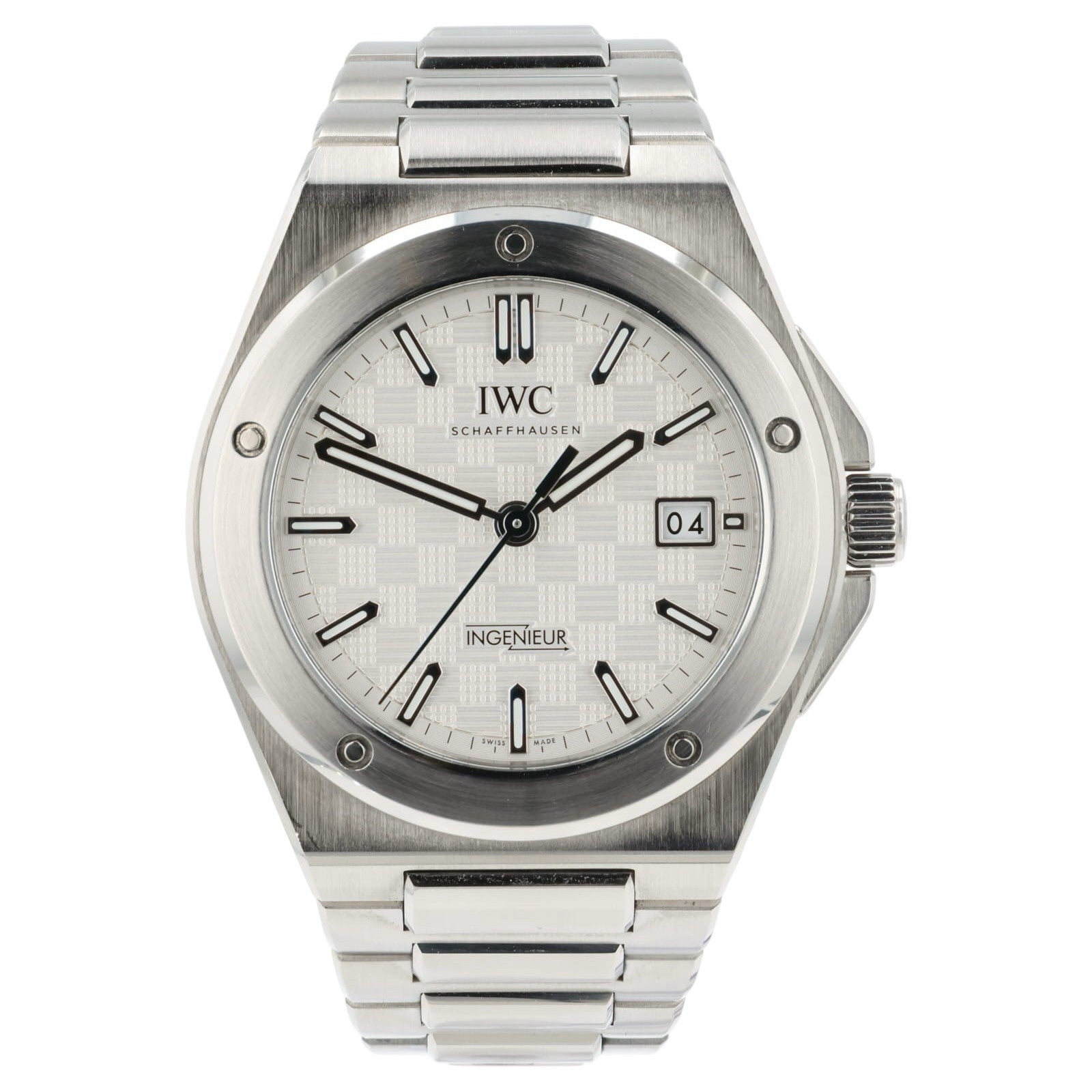 IWC Ingenieur White Dial Stainless Steel 40mm Automatic Men’s Watch IW328902