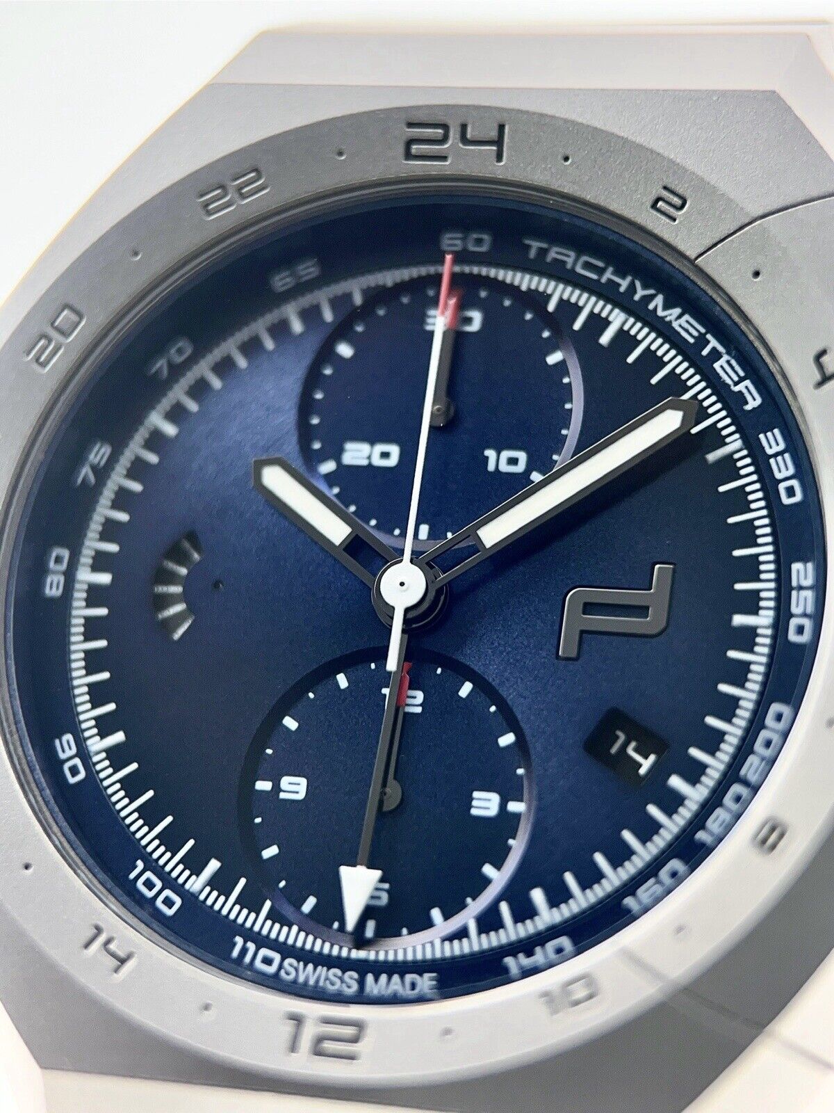 Porsche Design Monobloc Actuator Titanium Blue 45mm Automatic Men’s Watch