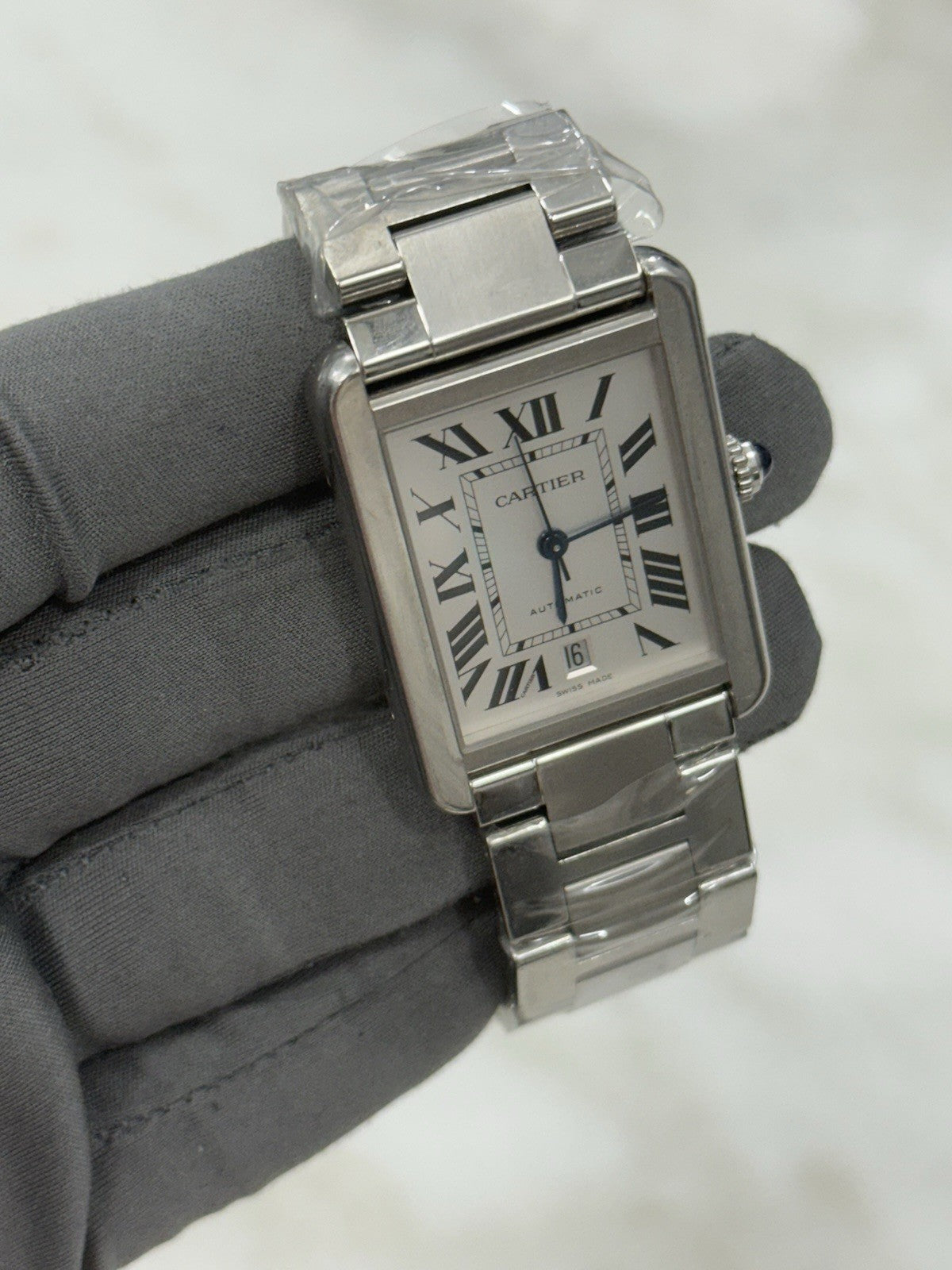 Cartier Tank Date XL Stainless Steel 3515