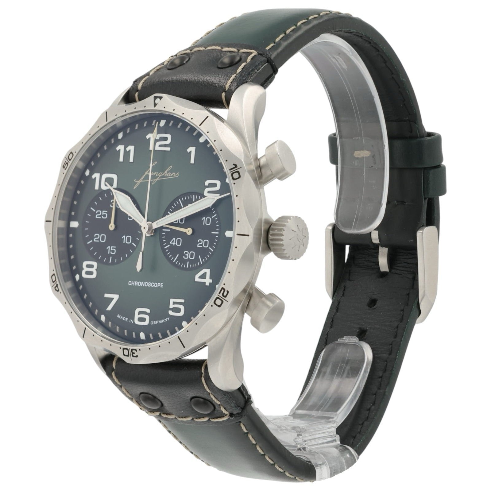 Junghans Pilot Green Dial Stainless Steel 43.3mm Automatic Men’s 027/3492.00