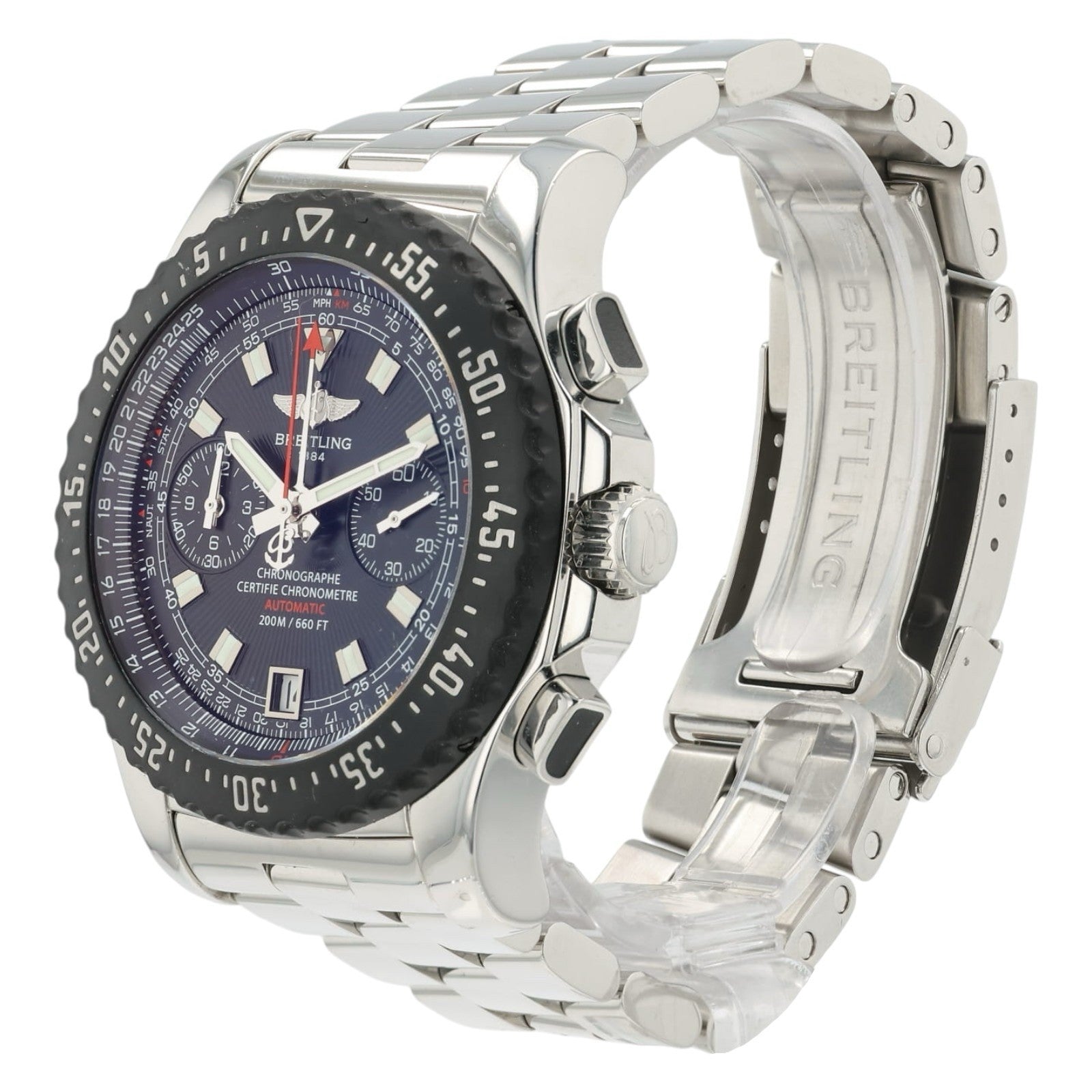 Breitling Skyracer Raven Black Dial Stainless Steel 44mm Automatic Men’s A27364
