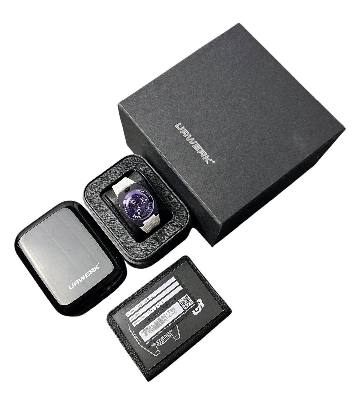 Urwerk Ultraviolet Purple Dial Titanium 41mm Automatic Men’s Watch UR-100V