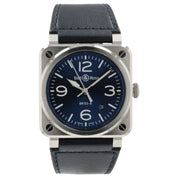 Bell & Ross BR03A Blue Dial Stainless Steel 42mm Automatic Mens BR03A-BLU-ST/SCA