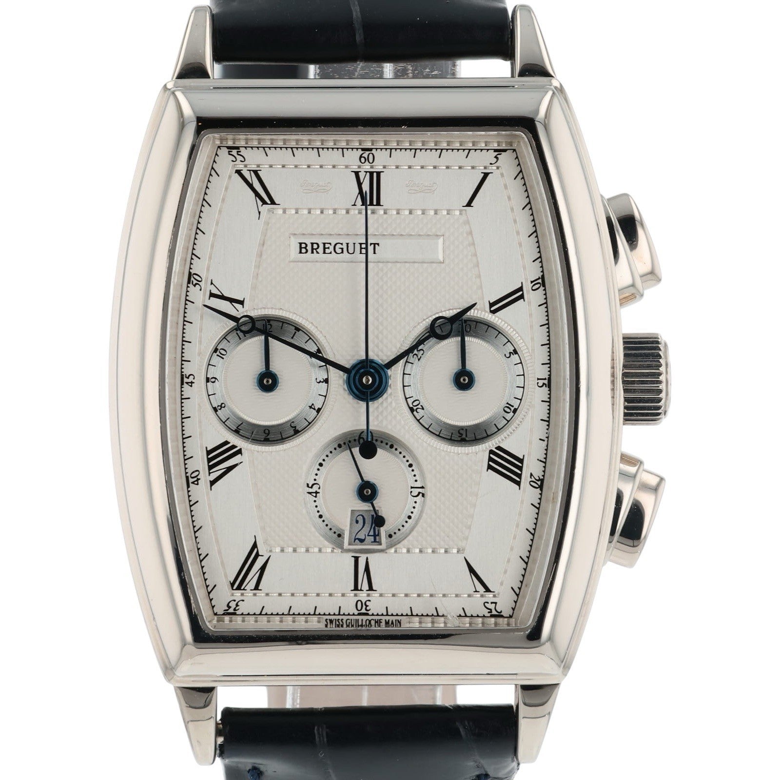Breguet Heritage 18k White Gold Silver Dial 38mm Automatic Men's Watch 5460