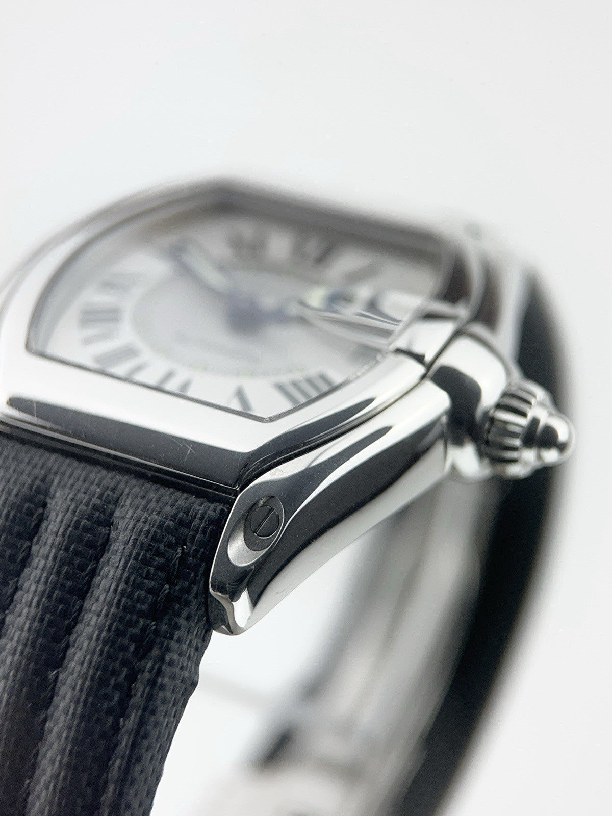 Cartier Roadster Steel Silver Roman Dial 38mm Automatic Men’s W62000V3