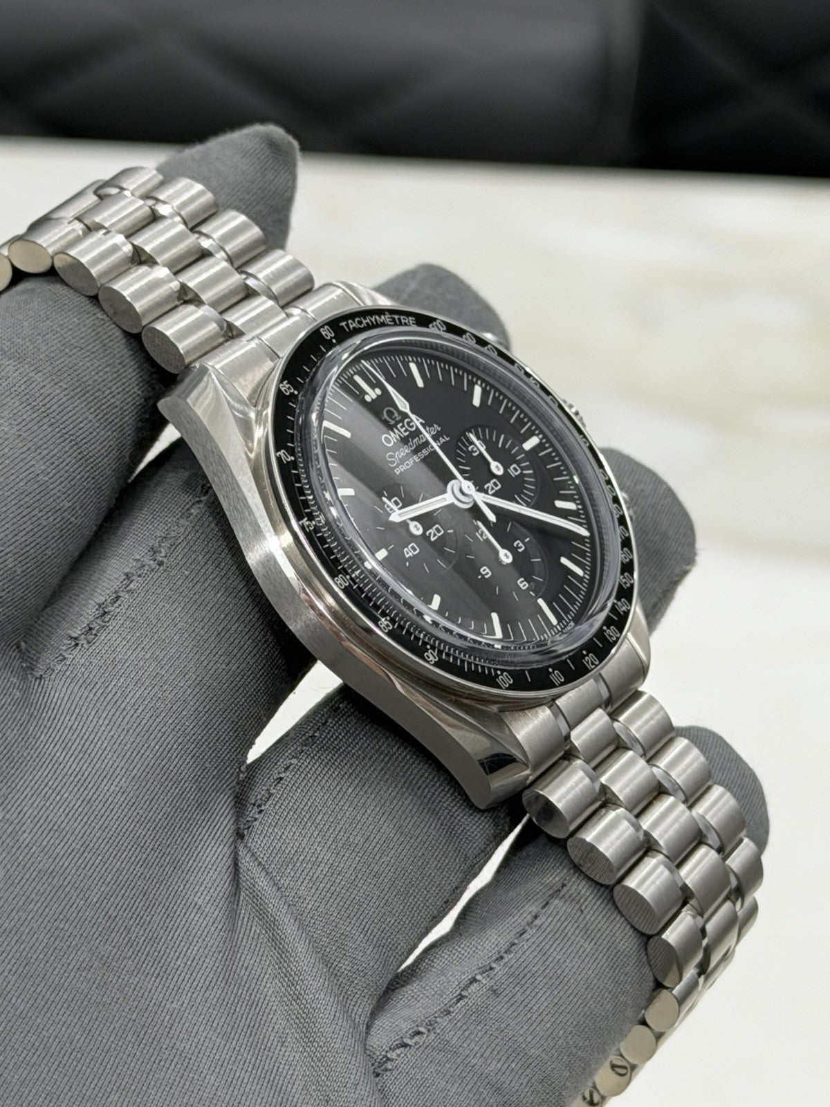 Omega Speedmaster Chronograph 42mm Black Dial Sapphire Watch 310.30.42.50.01.002