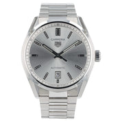 Tag Heuer Carrera Silver Dial Stainless Steel 39mm Automatic Mens Watch WBN2111