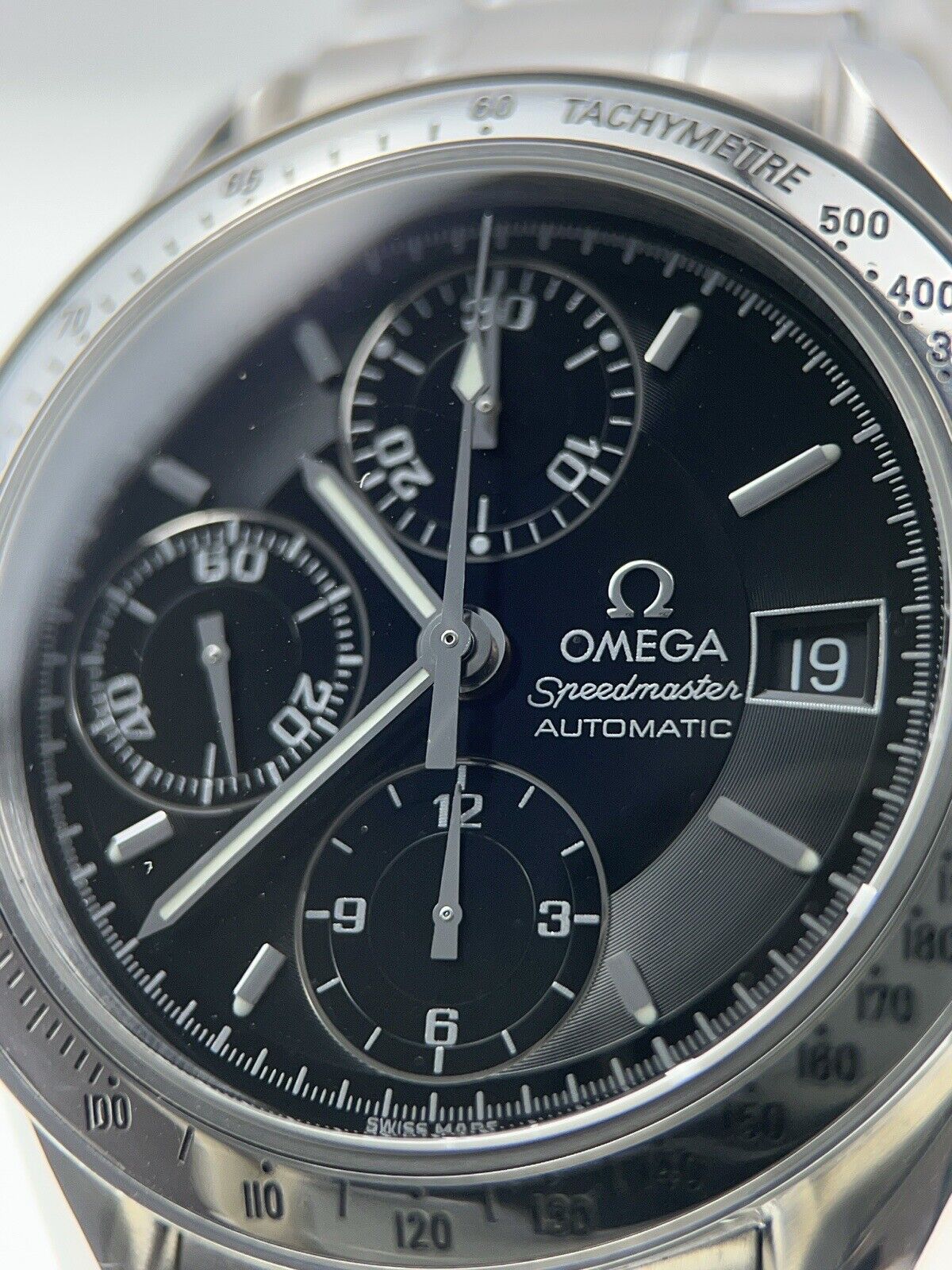 Omega Speedmaster Date Steel Black Dial 39mm Automatic Men’s Watch 3513.50