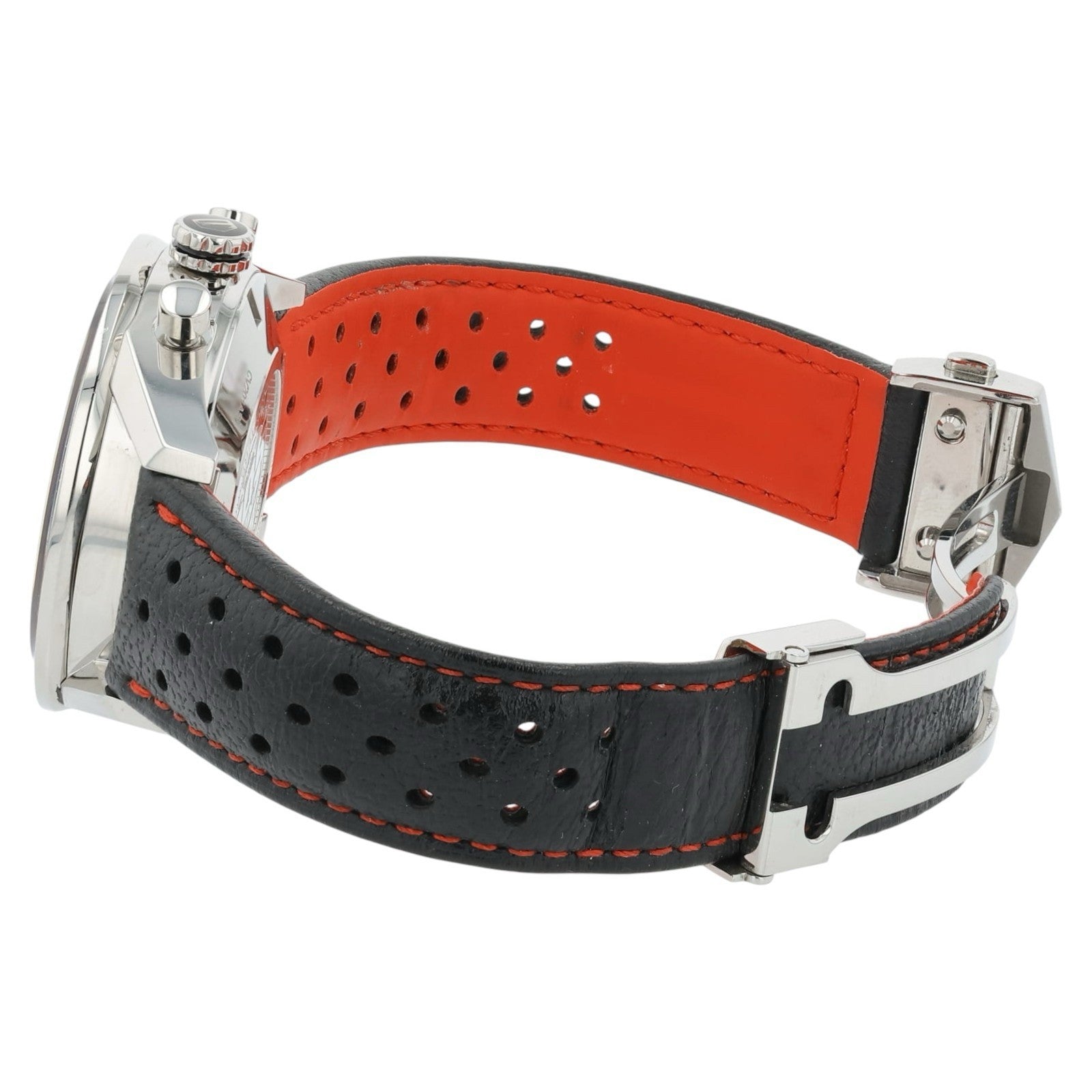 Tag Heuer Carrera Calibre Steel Black Dial 41mm Automatic Mens Watch CV201AS