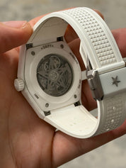 Zenith Defy Skeleton Ceramic White 41mm Automatic Mens Watch 49.9002.670