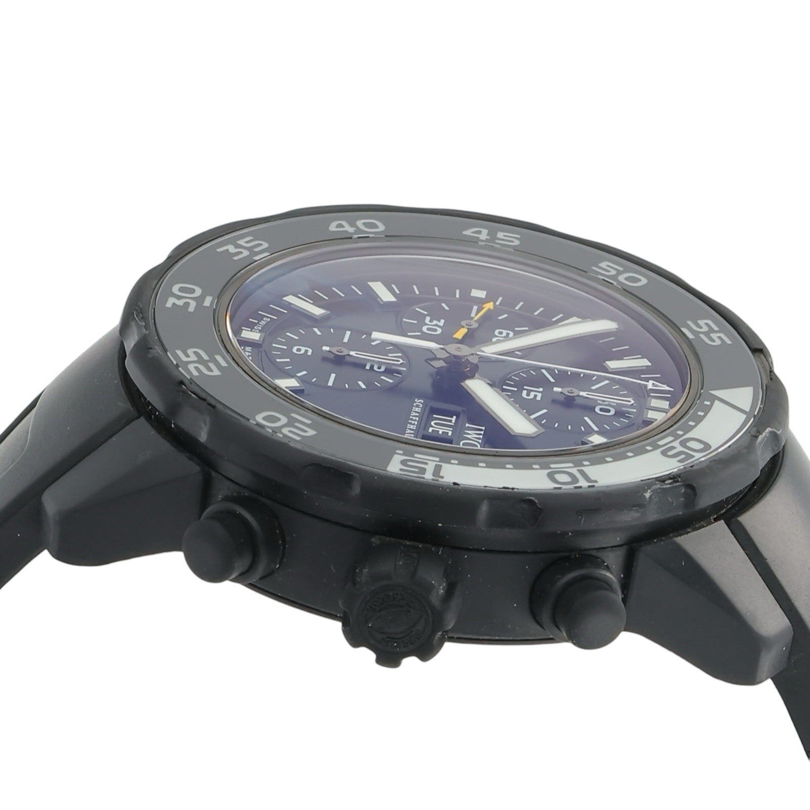 IWC Aquatimer Stainless Steel Black Dial 44mm Automatic Men’s Watch IW376705