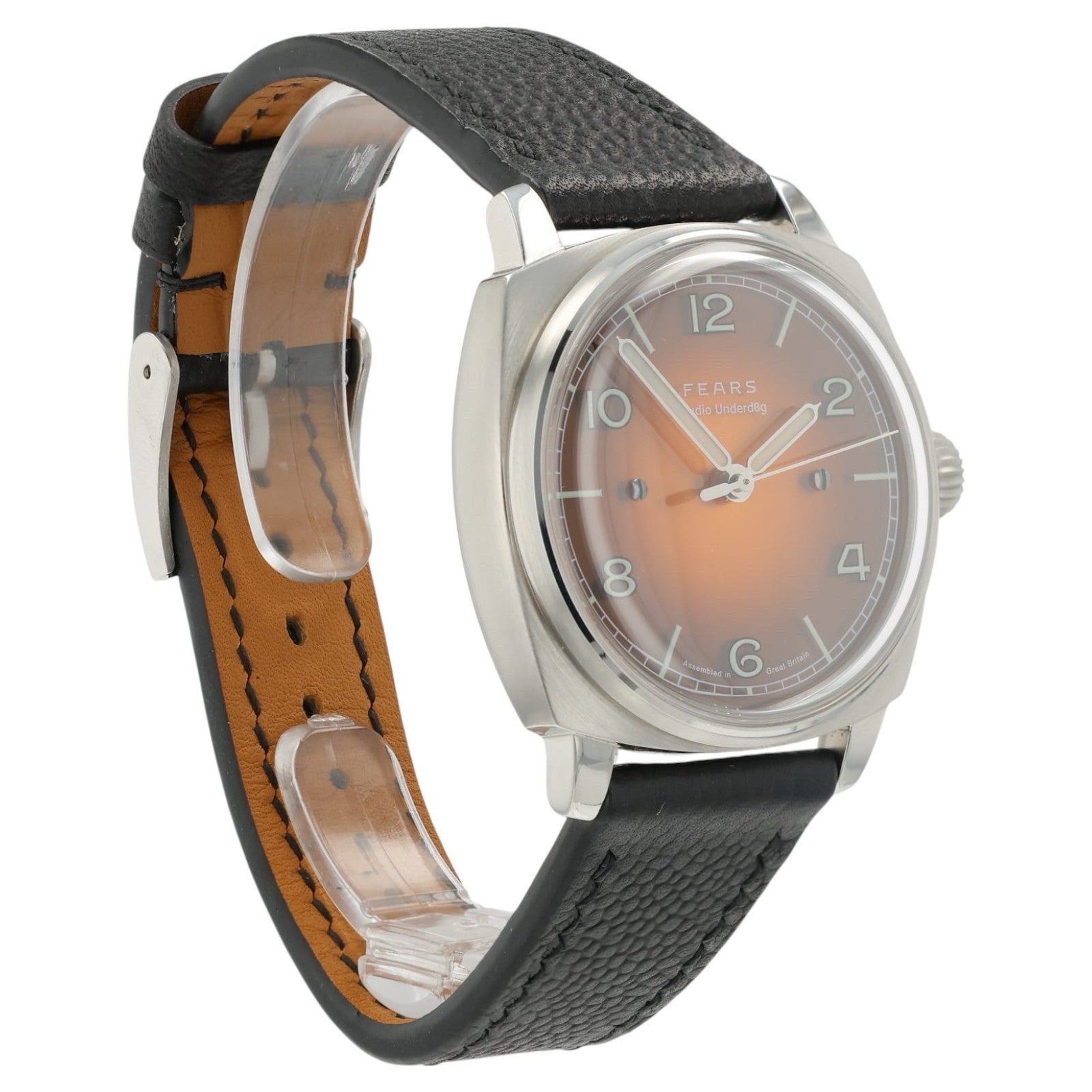 Studio Underdog X Fears Manhattan Brown Dial Steel 38mm Manual Wind Men’s Watch