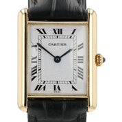 Cartier Tank Louis White Dial 18K Yellow Gold 23mm Quartz Unisex Watch 81052