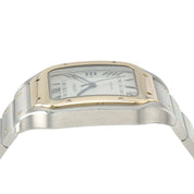 Cartier Santos Silver Dial Gold & Steel 39x47mm Automatic Men’s Watch W2SA0009