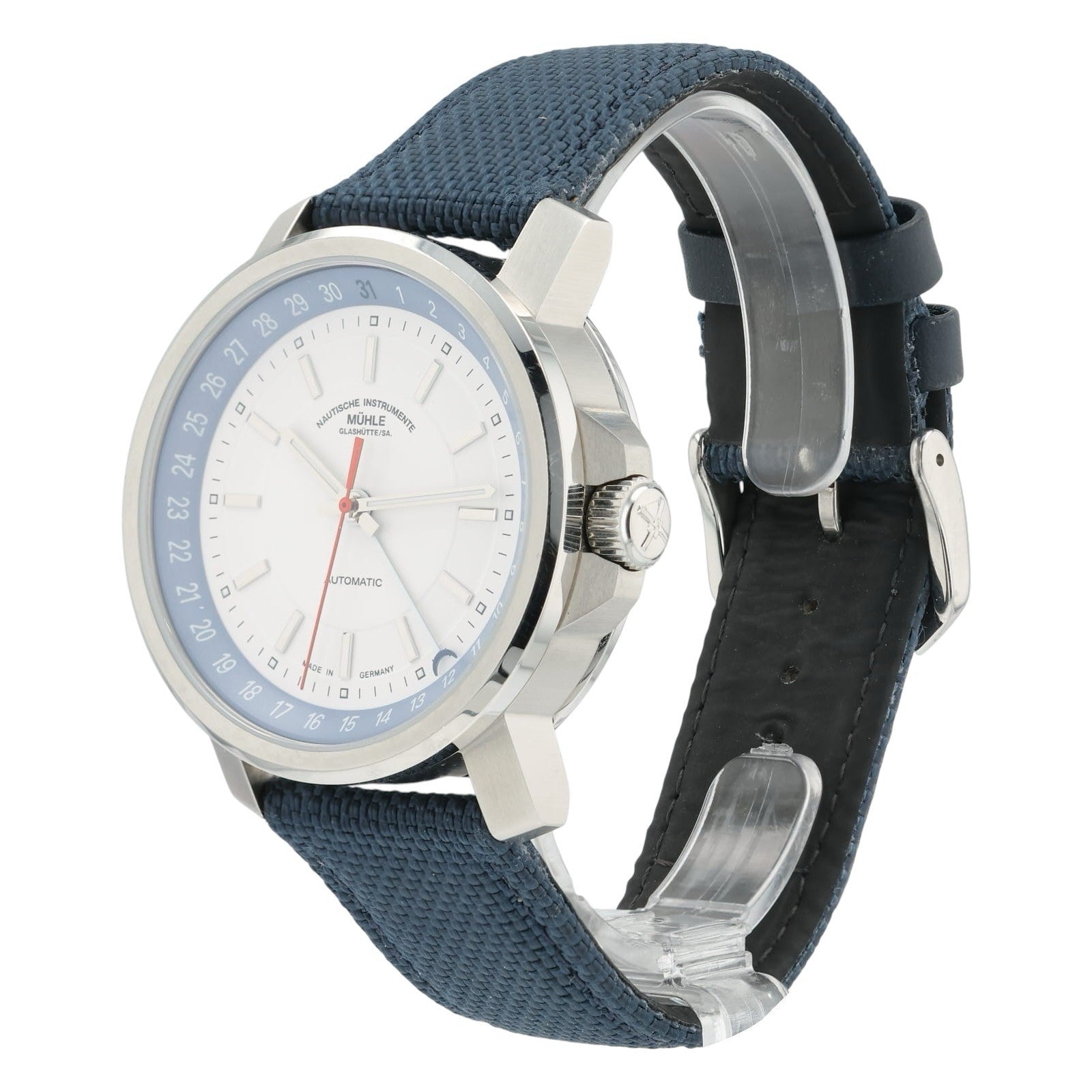 Muhle Glashutte White Dial Stainless Steel 42.4mm Automatic Men’s Watch 29ER