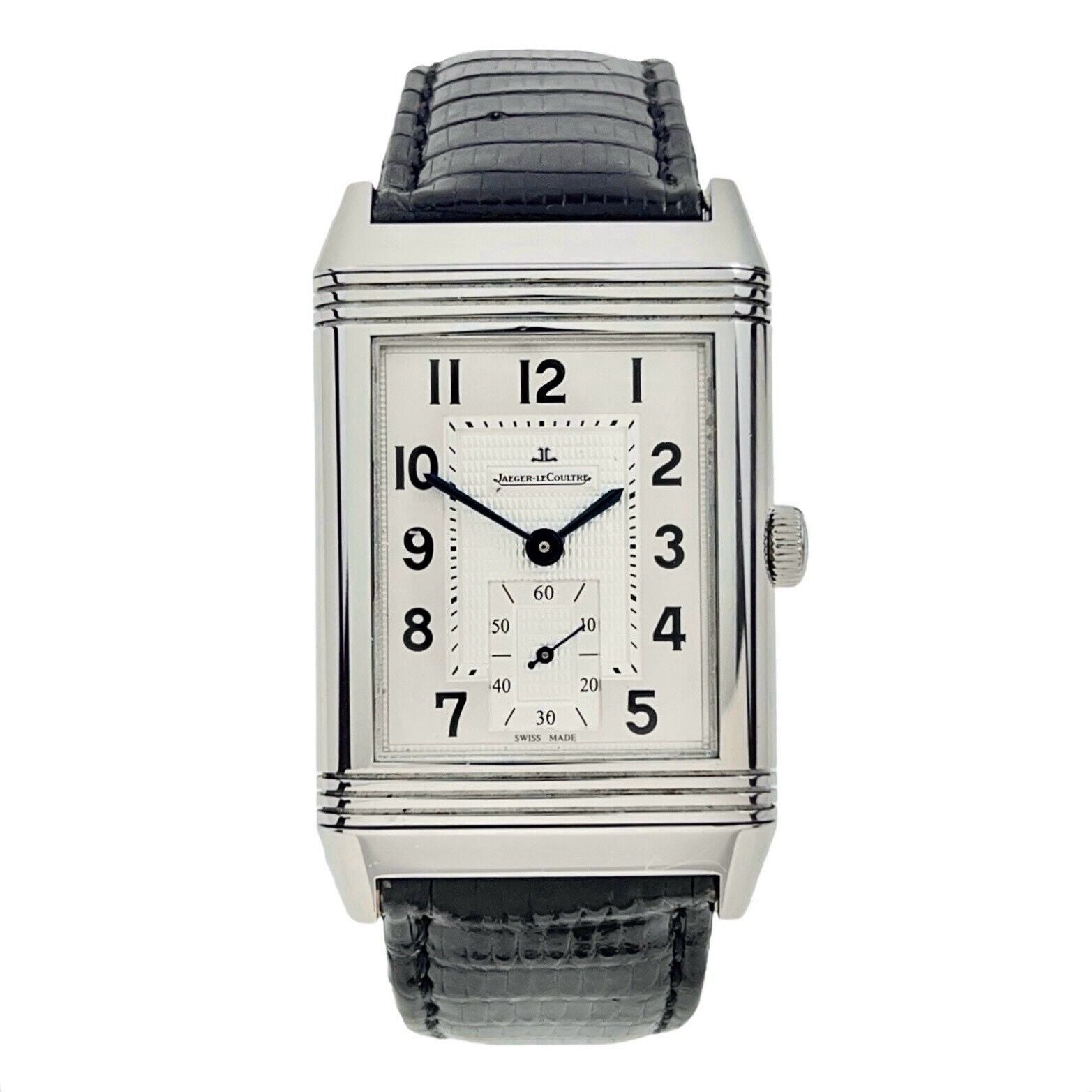 JLC LeCoultre Grande Reverso Stainless Steel Manual Wind Men’s Watch 273.8.04