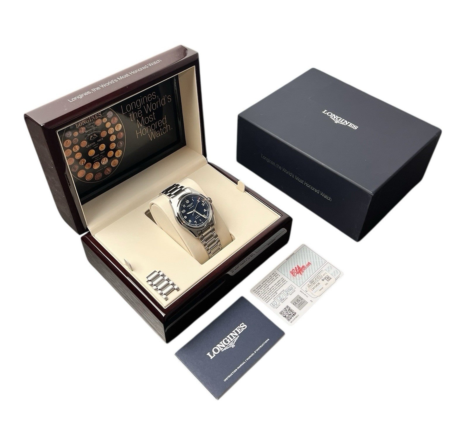 2026 Longines Spirit Blue Dial Stainless Steel 37mm Auto Men’s Watch L3.410.4
