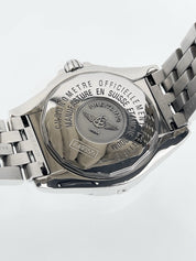 Breitling Galactic Stainless Steel Black Dial 41mm Automatic Men’s Watch A49350