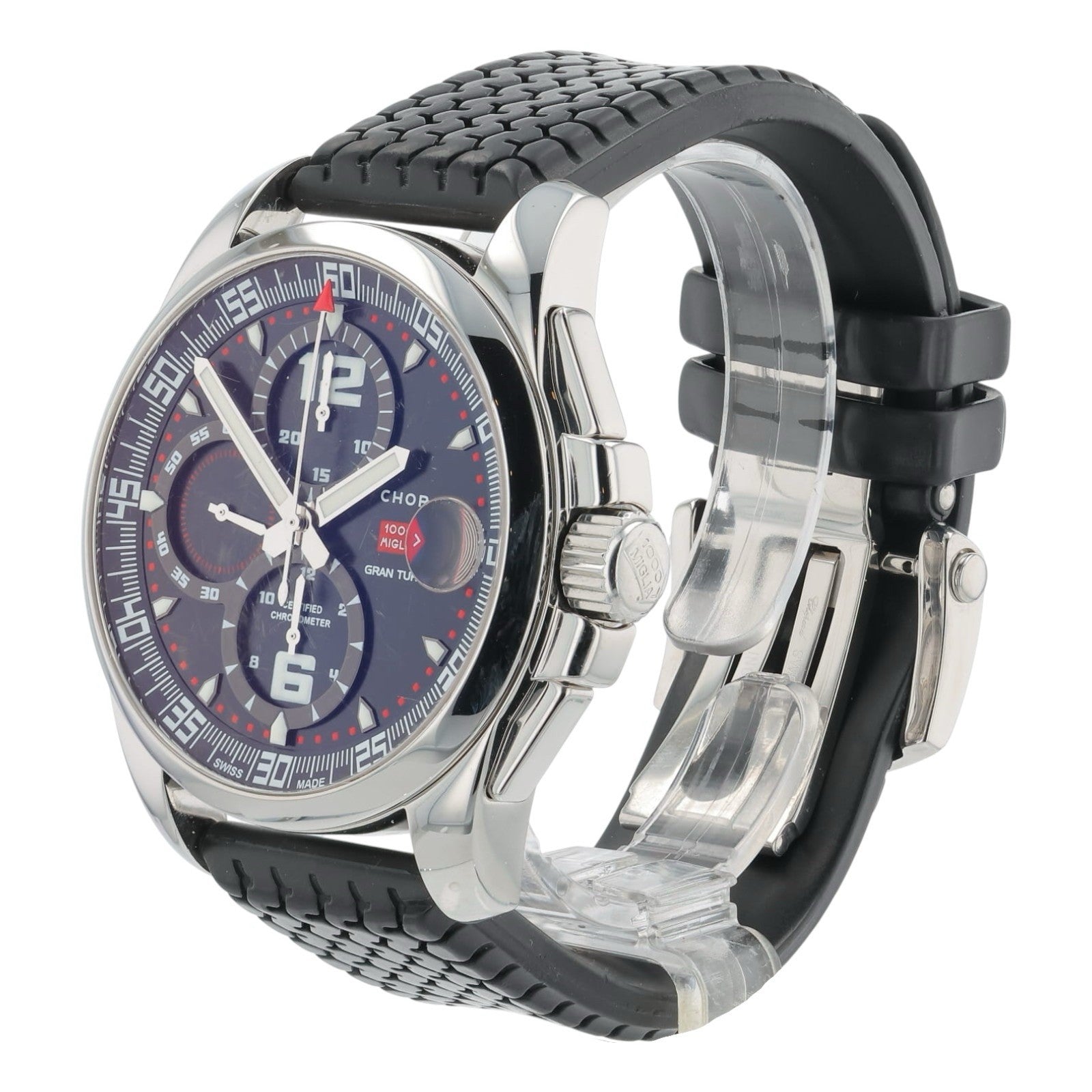 Chopard Mille Miglia Stainless Steel Black Dial 44mm Auto Mens Watch 16/8459