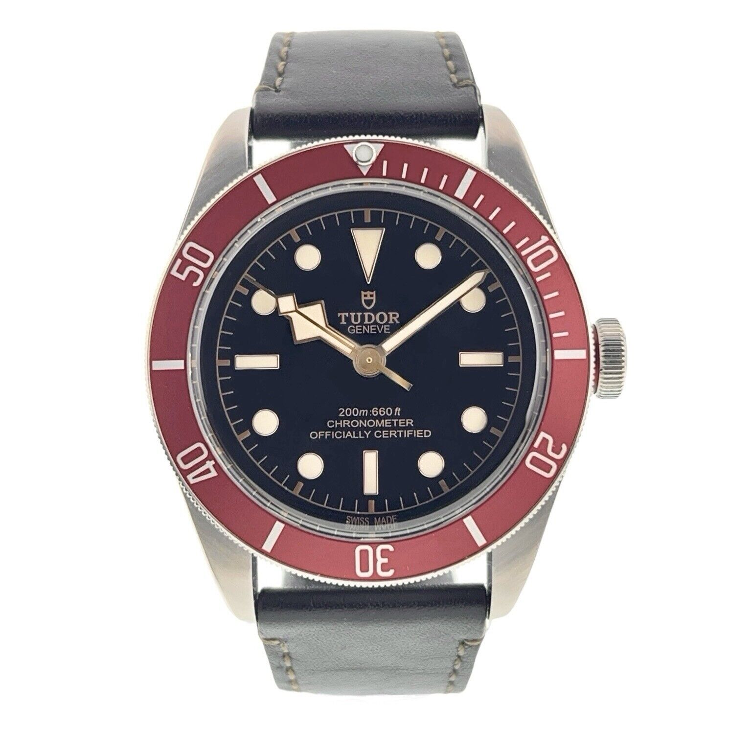 Tudor Black Bay Stainless Steel Black Dial 41mm Automatic Men’s Watch 79230R