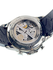 IWC Portuguese Yacht Club Chronograph Steel Black Dial 45mm Mens IW390210