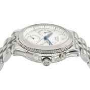 Credor Pacific Retrograde Silver Dial Steel 40mm Automatic Men's Watch GCBG997