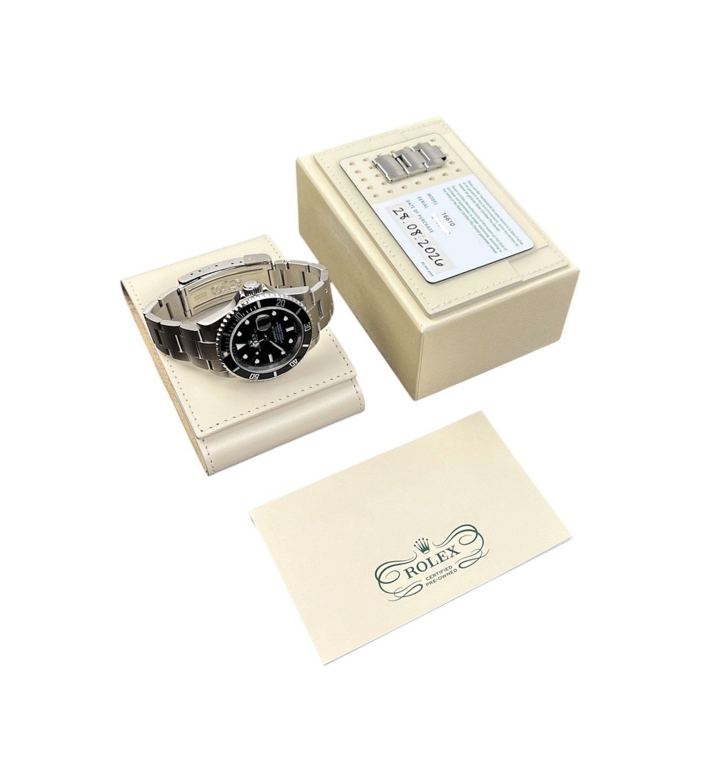 2026 CPO Rolex Submariner Black Dial Stainless Steel 40mm Auto Mens Watch 16610