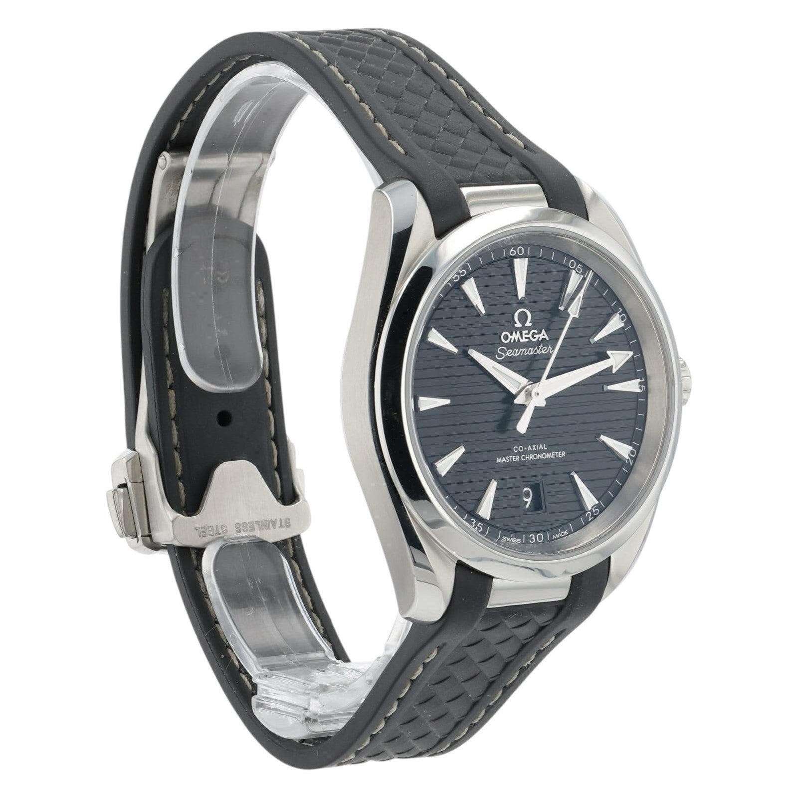 Omega Seamaster Black Dial Steel 38mm Automatic Mens Watch 220.12.38.20.01.001