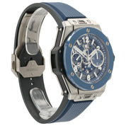 Hublot Big Bang Unico Blue Dial Titanium 42mm Automatic Mens 441.NL.5171.RX