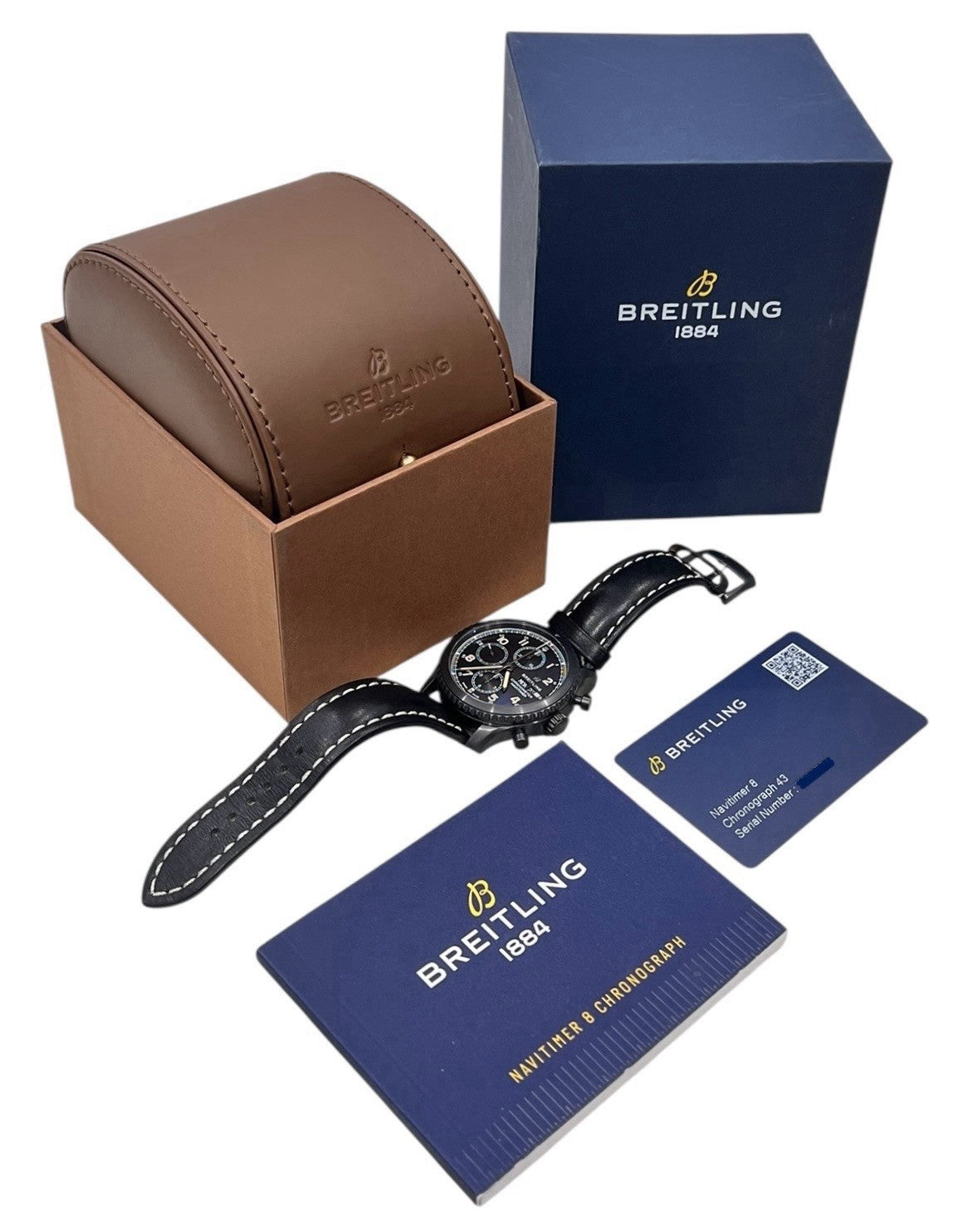 Breitling Navitimer Stainless Steel Black Dial 43mm Automatic Men's Watch M13314