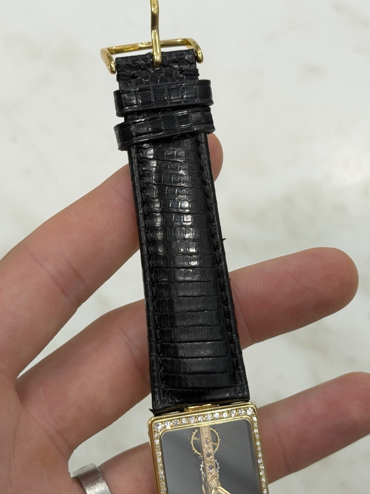 Corum Golden Bridge Diamond Wind Up 18k Yellow Gold Men's Watch - FOR PARTS
