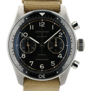 Longines Spirit Chrono Black Dial Stainless Steel 42mm Automatic Men’s L3.821.4