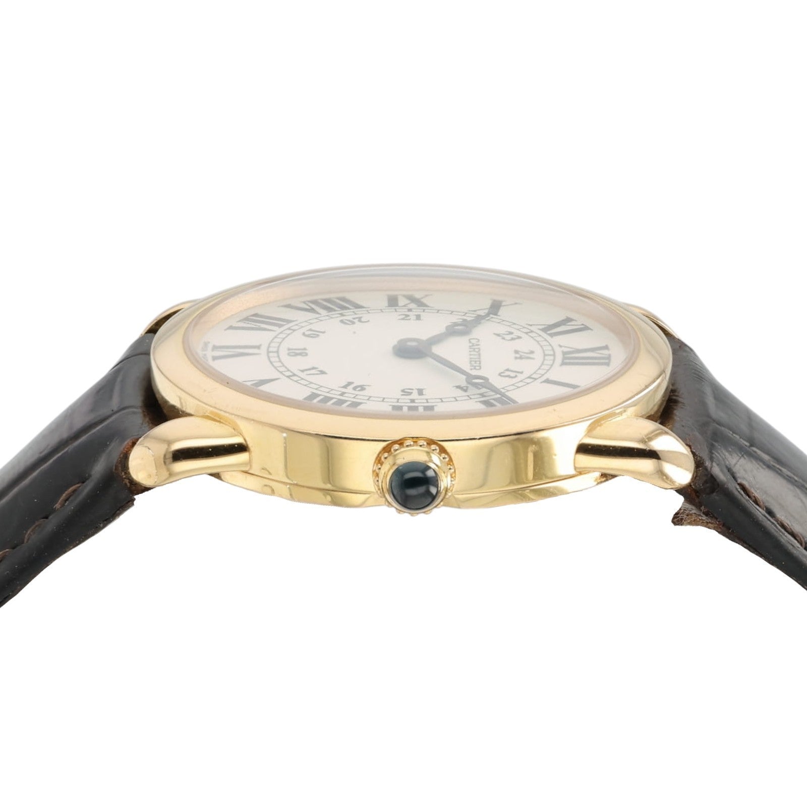 Cartier Ronde Louis Silver Dial 18k Rose Gold 29mm Quartz Women's Watch 2886