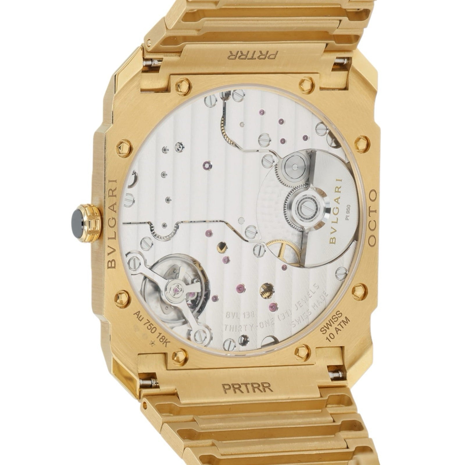 Bulgari Octo Finissimo Blue Dial 18k Yellow Gold 40mm Automatic Mens 103812