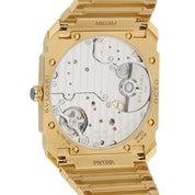 Bulgari Octo Finissimo Blue Dial 18k Yellow Gold 40mm Automatic Mens 103812