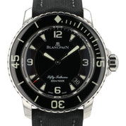 Blancpain Fifty Fathoms Black Dial Steel 45mm Automatic Mens Watch 5015-1130-52A