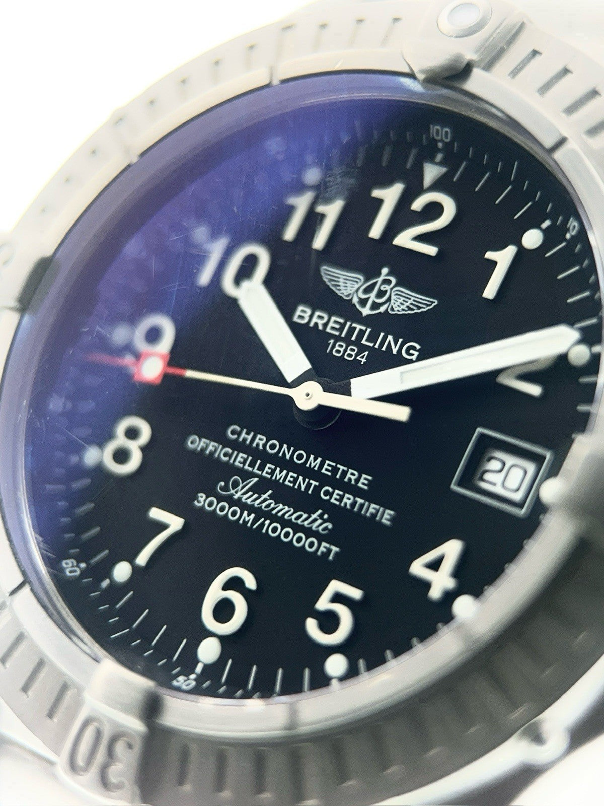 Breitling Avenger Titanium Black Dial 44mm Automatic Movement Mens Watch E17370