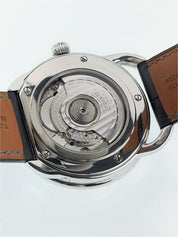 Hermes Arceau Stainless Steel Grey Black Dial 43mm Automatic Mens Watch AR8.810