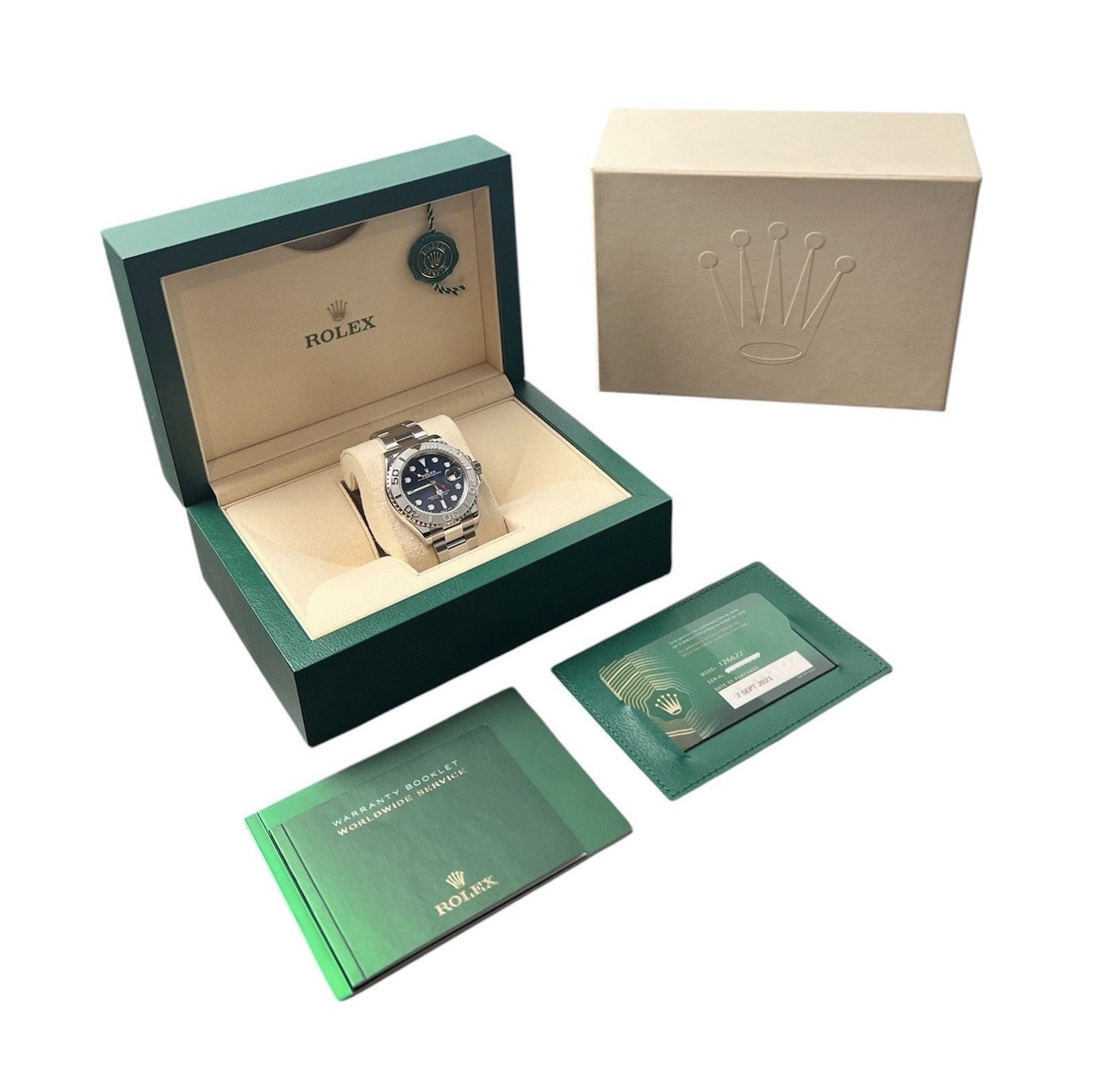 Rolex Yacht-Master Platinum Blue Dial Steel 40mm Automatic Men’s Watch 126622