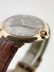 Cartier Ballon Bleu 18k Rose Gold Grey Dial 40mm Manual Wind Men’s WGBB0020