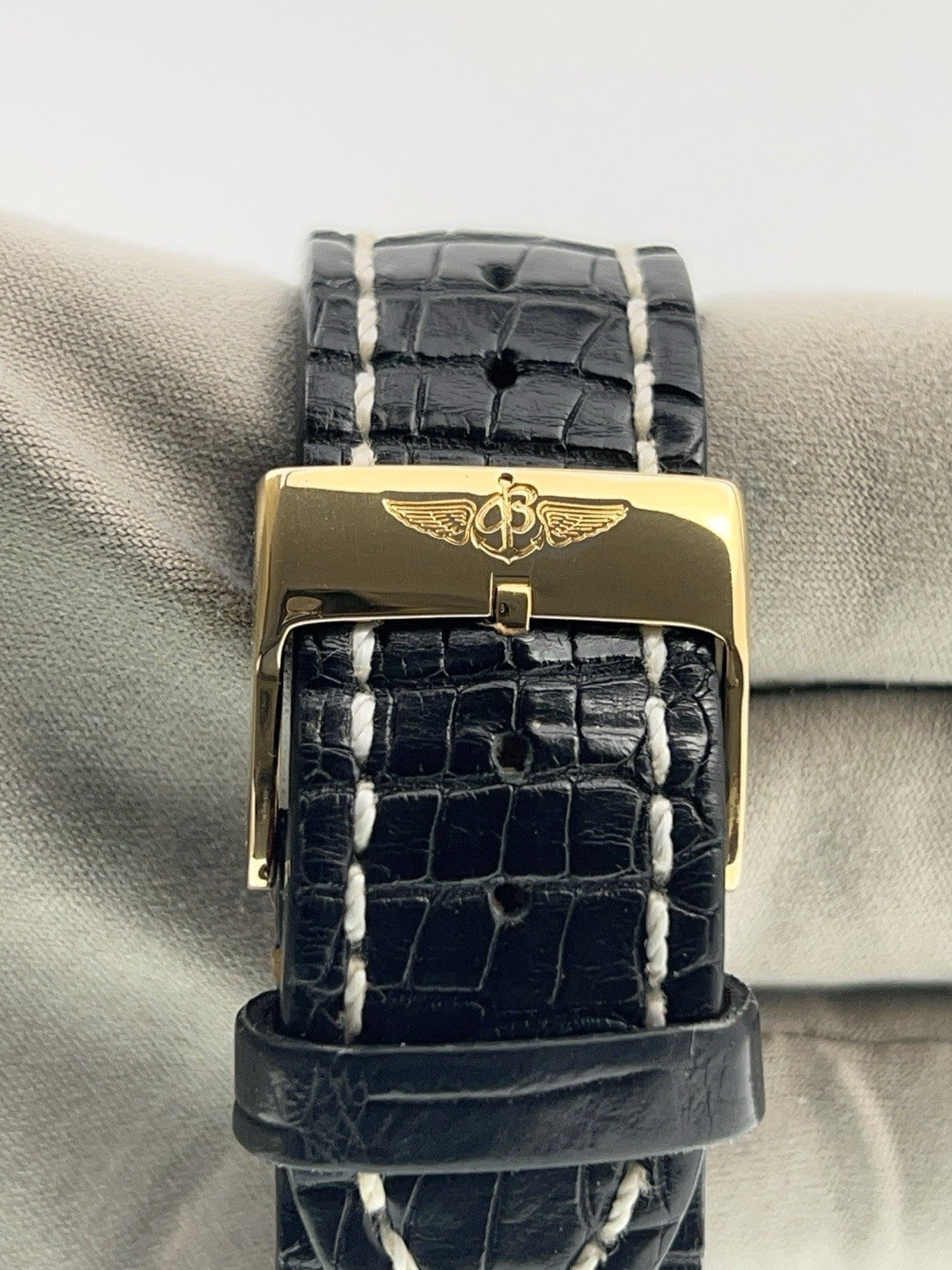 Breitling Bentley GT 18k Rose Gold Black Dial 44mm Automatic Men’s Watch H13363