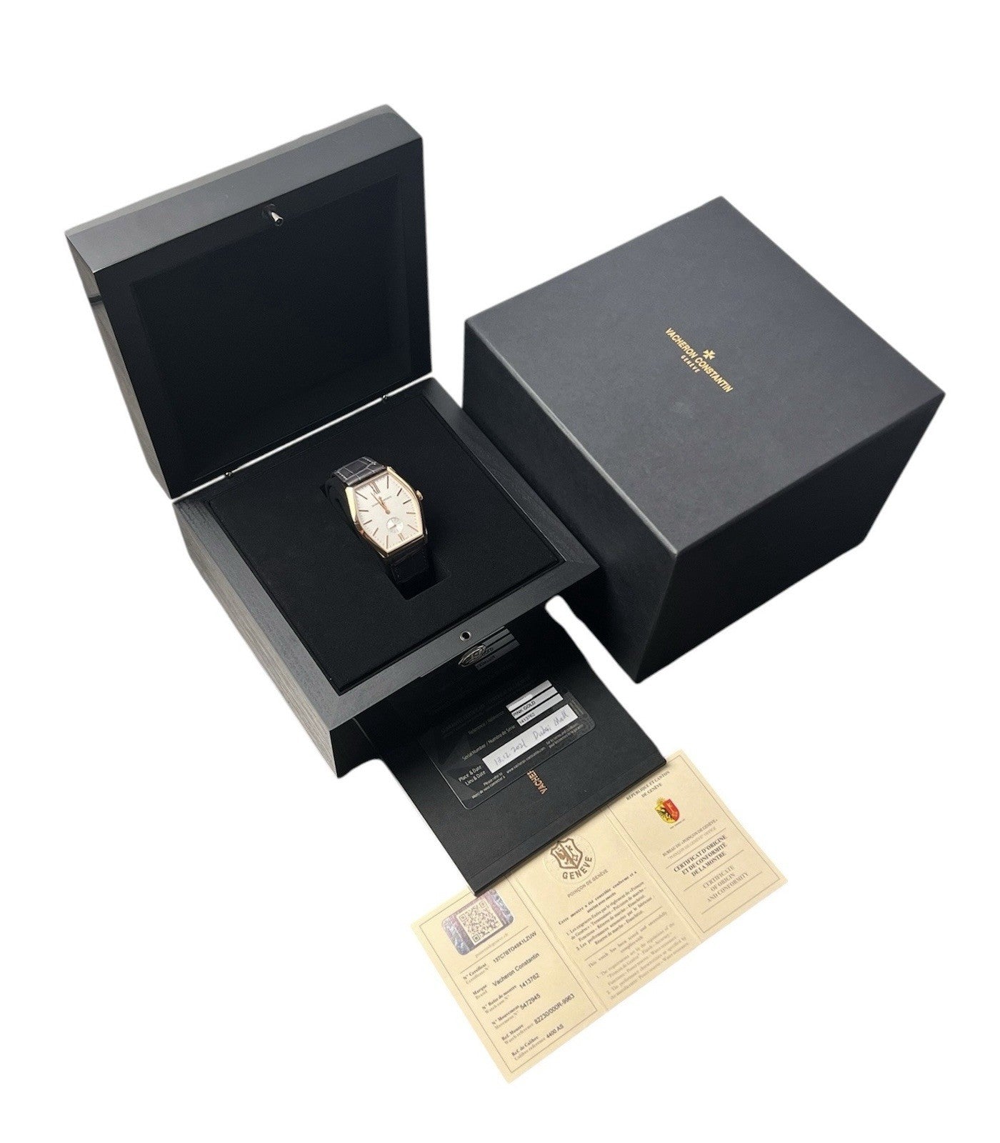Vacheron Constantin Malte Silver Dial 18k Rose Gold 37mm Manual Wind Mens 82230